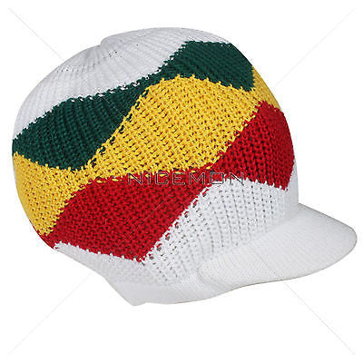 Armycrew Rasta Dreadlock Long Beanie Hat - 100% Cotton Deep Crown, One Size Fits Most