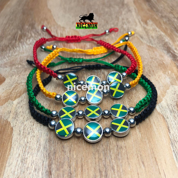 Rhinestone Bra Jamaican Theme One Love Matching Shorts and Bangle Bracelet  Rasta Colors 