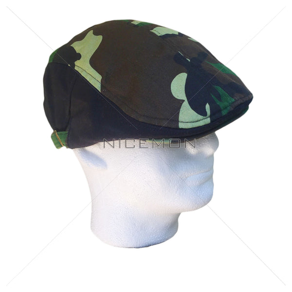 Camouflage Newsboy Cap
