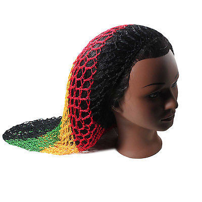 Fishnet Hair Net Hairnet Slouchy Cover Cap Hat Rasta Rastafari Dreadlo –  nicemon