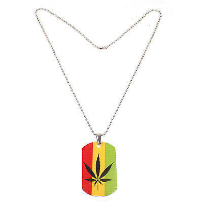 Rasta dog tag shop