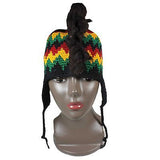 Rasta Chulla Mohawk Dreadlocks Hat Rastafari Handmade Jamaica Reggae Marley 1LV