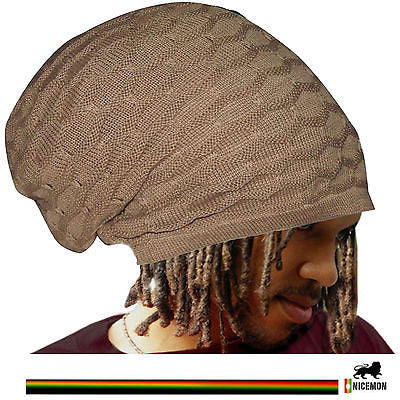 Rasta Dread Dreadlocks Tams Hat Beret Hippie Cap Reggae Marley