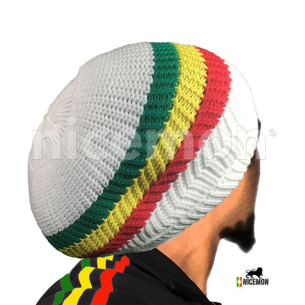 Rasta Dread Dreadlocks Tams Hat Beret Hippie Cap Reggae  display picture 1