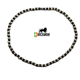 Rasta Coconut Beads Necklace Choker Coco Beads Marley Reggae 18" or 46 cm 3-4ml