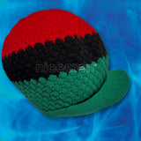 Jamaica Cap Hat Reggae Rasta Crown Dreadlocks Roots Selassie Africa Marley M/L