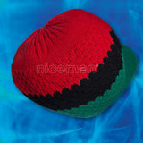 Jamaica Cap Hat Reggae Rasta Crown Dreadlocks Roots Selassie Africa Marley M/L