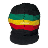 Rasta Roots Natty Dread Cap Hat Selassie Africa Reggae Jamaica Marley [XL] 10"