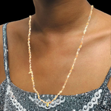 Seashell Shell Bobo Necklace Vacation Jewelry Casual Small Shells Unisex 36"