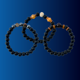 Lot Of 3 Bead Wrist Cuff Wrist Bracelet Hippie Bob Reggae One Love IRIE