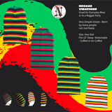 Rasta Reggae Tam Beanie Cap Hat Roots Vibrations Africa Jamaica Dreadlock Marley