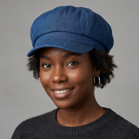 Cabbie Classic Newsboy Cap – Unisex Rasta Reggae Concert Flat Ivy Hat One Size Fit