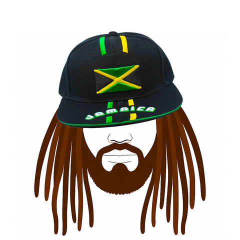 Jamaica Urban Rastafari Roots Flag Hat Snapback Cap Reggae Irie Usain Marley 1SZ