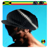 Natty Dreadlocks Rasta Hat Reggae Cap Peak Jamaica Caps Africa Marley M to L Fit
