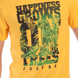 Cooyah T Shirt Happiness Grow On Trees Weed Leaf Kush Cannabis 100%