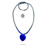 Hematite Choker Necklace Pendant Peace Hematite Fashion Necklace Unisex 18" (Copy)