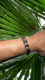 3 Lion Face Bracelet Cuff Rastafari Irie Reggae Jamaica Hawaii Vibes Adjustable