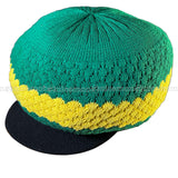 Jamaica Cap Hat Reggae Rasta Crown Dreadlocks Roots Selassie Africa Marley M/L