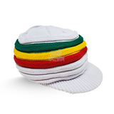 Jamaica Rasta Roots Africa Rastafari Marley Short Crown Hat Cap 100% Cotton S/M