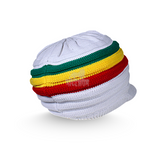 Jamaica Rasta Roots Africa Rastafari Marley Short Crown Hat Cap 100% Cotton S/M