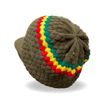Natty Dreadlocks Rasta Hat Cap Peak Jamaica Caps Selassie Africa Marley [ XL ]