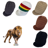 Irie Bless One Love Rasta Hat Dreadlocks Jamaica Reggae Marley Cotton Caps XL