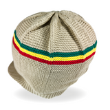 Rasta Nattydread Irie Cap Hat Crown Dancehall Africa Reggae Jamaica Marley M/L