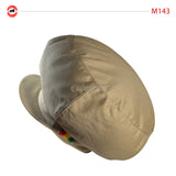 Rasta Khaki Cap Hat Reggae Rastafari Dubwise Jamaica Negus Marley XL/XXL 62 cm