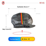 Rasta Mesh Cap Hat Reggae Rastafari Dubwise Jamaica Negus Marley XXL 66 cm