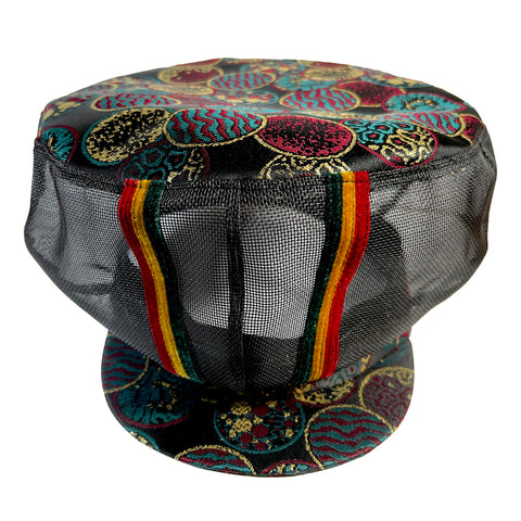 Rasta Mesh Cap Hat Reggae Rastafari Dubwise Jamaica Negus Marley XL/XXL 65 cm