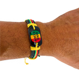One Love Emblem Wrist Bracelet Sweet Jamaica Bob Reggae RGY BAND ONE LOVE