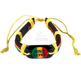 One Love Emblem Wrist Bracelet Sweet Jamaica Bob Reggae RGY BAND ONE LOVE