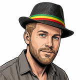Rasta Striped Fedora Trilby Boho Reggae Music Festival Hat Dancehall Roots Wear