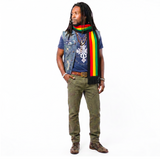 Rastafari Jamaica Reggae Rasta Scarf Roots Scarf Irie Reggae Africa Marley 85"