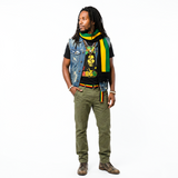 Rastafari Jamaica Reggae Rasta Scarf Roots Scarf Irie Reggae Africa Marley 85"