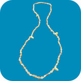 Seashell Shell Bobo Necklace Vacation Jewelry Casual Small Shells Unisex 36"