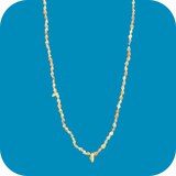 Seashell Shell Bobo Necklace Vacation Jewelry Casual Small Shells Unisex 36"