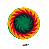 Rasta Handmade Crochet Beret Tam Bonet Beanie Cap Hippie Reggae Style M to L FIT
