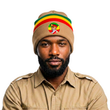 Rasta Beanie Tam Cap Hat Rastafari Selassie Africa Jamaica Reggae Beanie 1SZ FIT