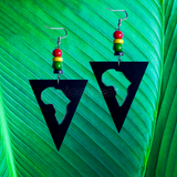 Africa Rasta Rastafari Empress Irie Earrings Reggae Jamaica Tribal Earring