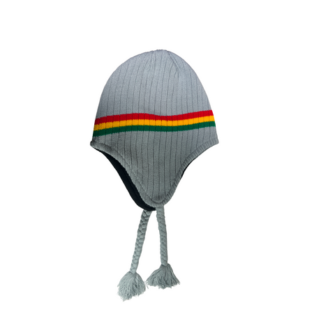 Rasta Chullo Hat Beanie Earflaps Jamaica Reggae Dreadlock Ski Cap Artisan Style