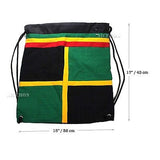 Jamaica Cool Runnings Ez Backpack Back Pack Reggae Marley Rasta Jamaica Vibe 17"