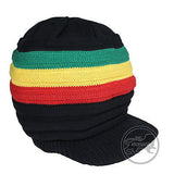 Jamaica Rasta Roots Africa Rastafari Marley Short Crown Hat Cap 100% Cotton S/M