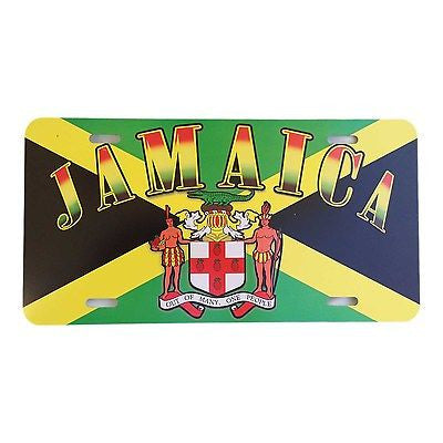 Jamaica Quote Of Arms Licenses Plate Marley Reggae One Love Roots Jamaica 12x6