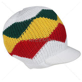 Rasta Reggae Dreadlocks Jamaica Marley Hat Cap Crown Rasta Hat Cool Runnings L/XL