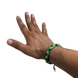 Lot Of 2 Jamaica Reggae Wrist Bracelet Cool Runnings Peace One Love Marley 9"
