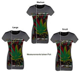 I Got Kush Womens Rasta Empress Canna Leaf T Shirt Reggae Jamaica Rastafari CY