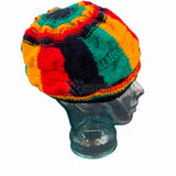 Puff Tam Dreadlocks Tam Hat Beret Cap Reggae Marley Jamaica Rastafari SMALL 7"