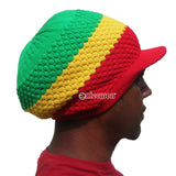 Jamaica Cap Hat Reggae Rasta Crown Dreadlocks Roots Selassie Africa Marley M/L