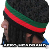 Afro Hair Band Marcus Garvey Africa Sweat Band Black Star-liner African 1sz Fit